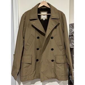 Todd Snyder Fleeced Trench Coat Jacket